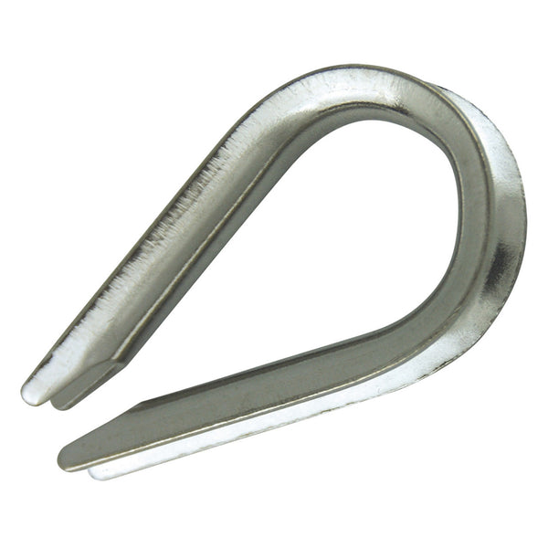 Stainless Steel Cable & Rope Thimble - For 3/32" Diameter