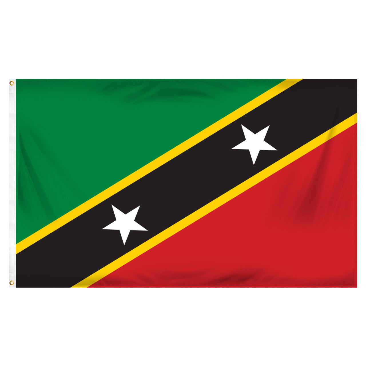 St Kitts-Nevis Flag 3ft x 5ft Printed Polyester