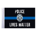Police Motorcycle Flag - 6" x 9"