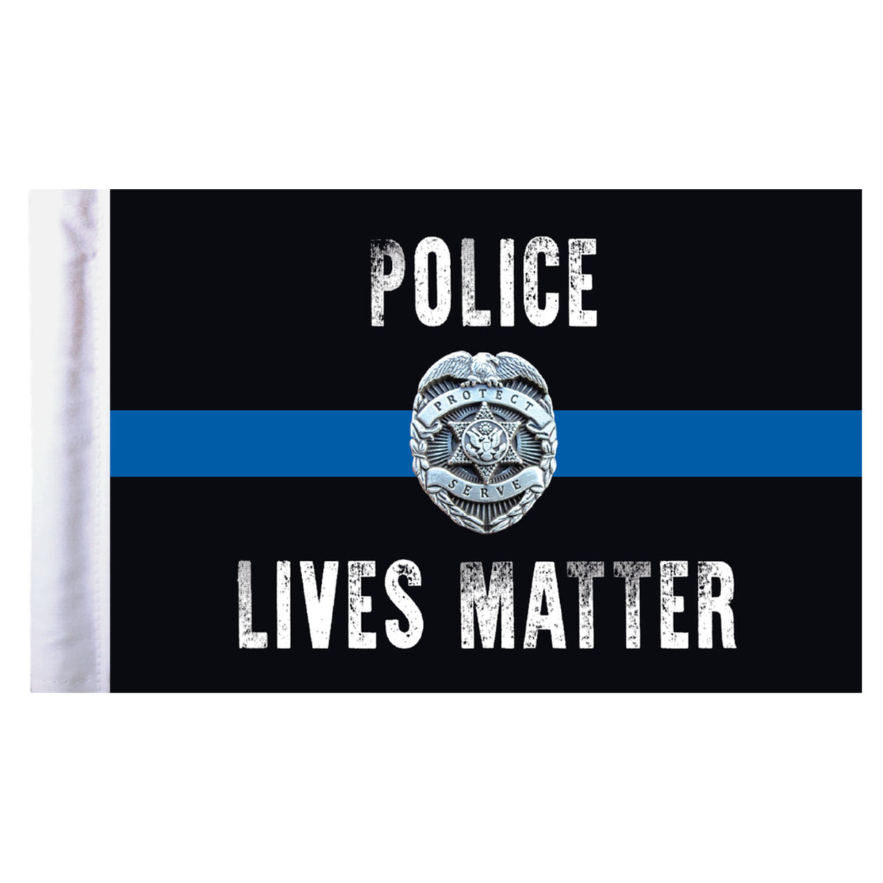 Police Motorcycle Flag - 6" x 9"