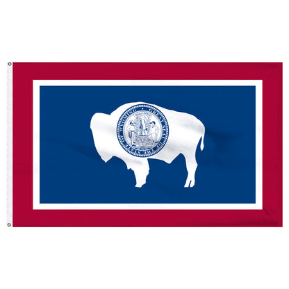 Wyoming Flag 3x5ft Nylon