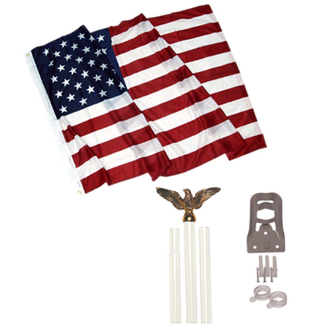 3ft x 5ft Polyester Outdoor American Flag Kit
