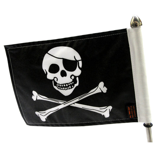 Pirate Motorcycle Flag - 6" x 9"