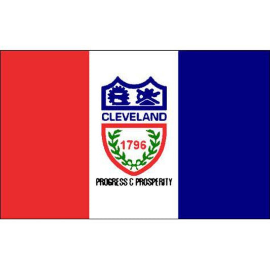 Cleveland City Flag 3ft x 5ft Nylon