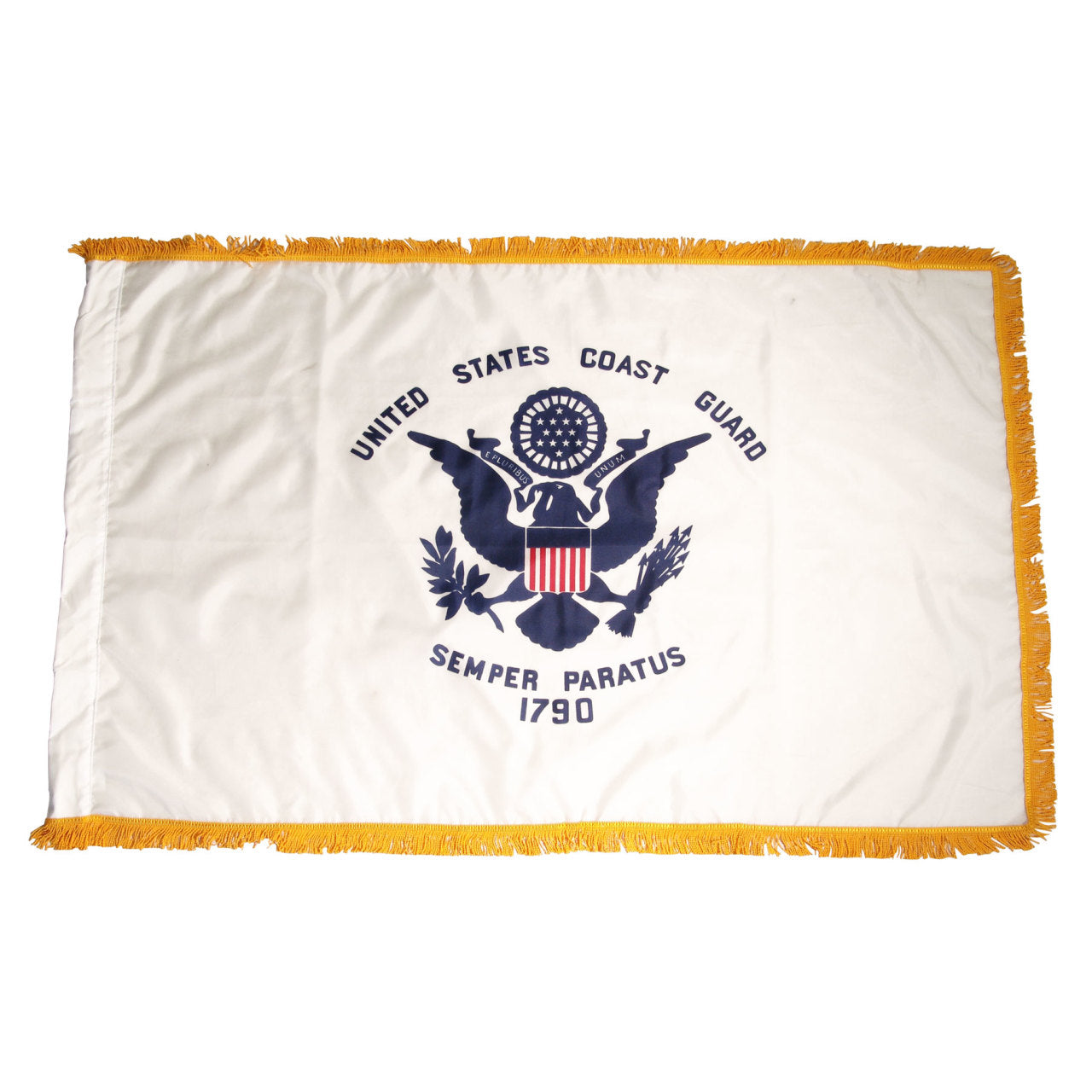 Super Tough Indoor Flagpole Kit with Nylon 3' x 5' Coast Guard Flag
