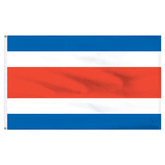 Costa Rica Flag 5ft x 8ft Nylon