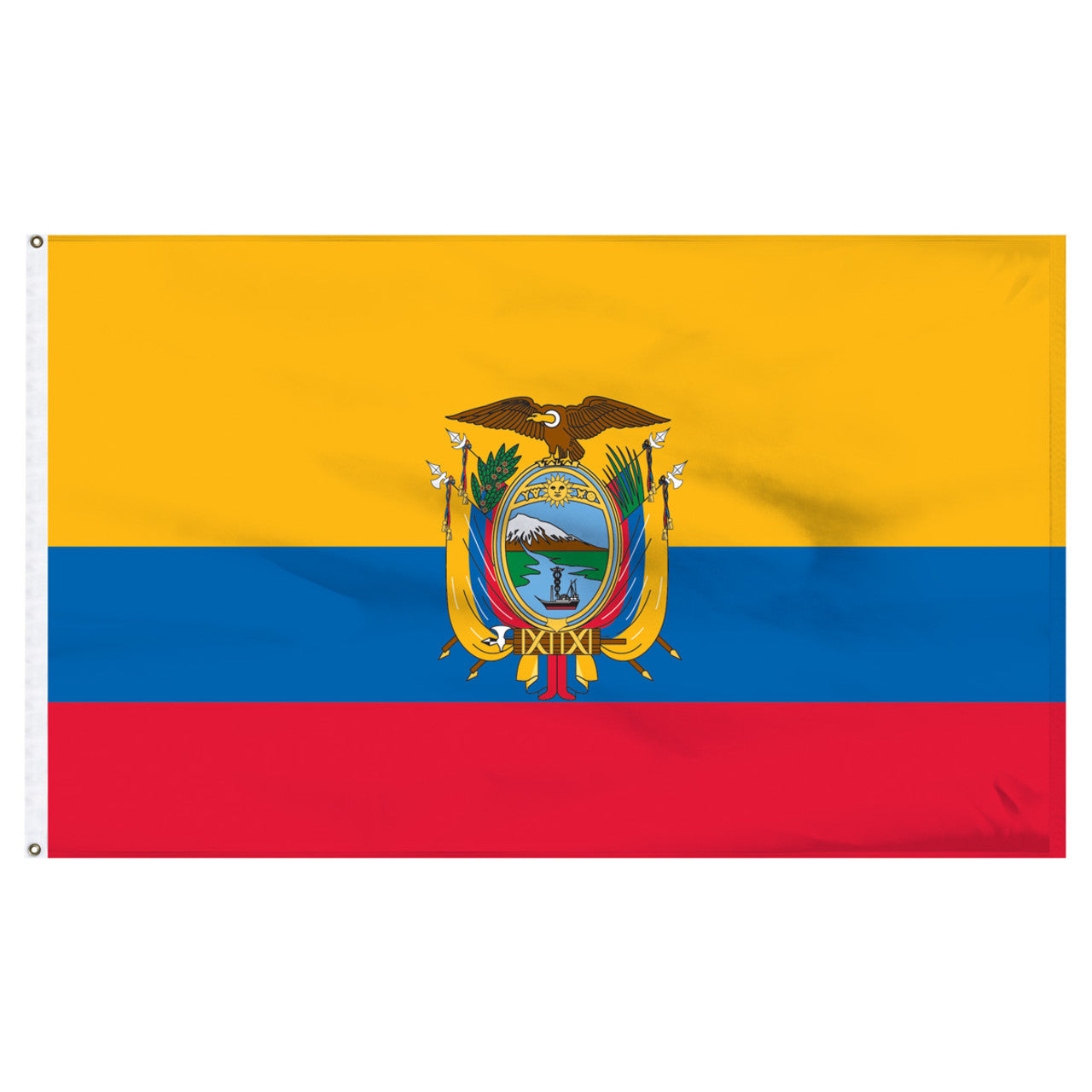 Ecuador 6' x 10' Nylon Flag With Seal