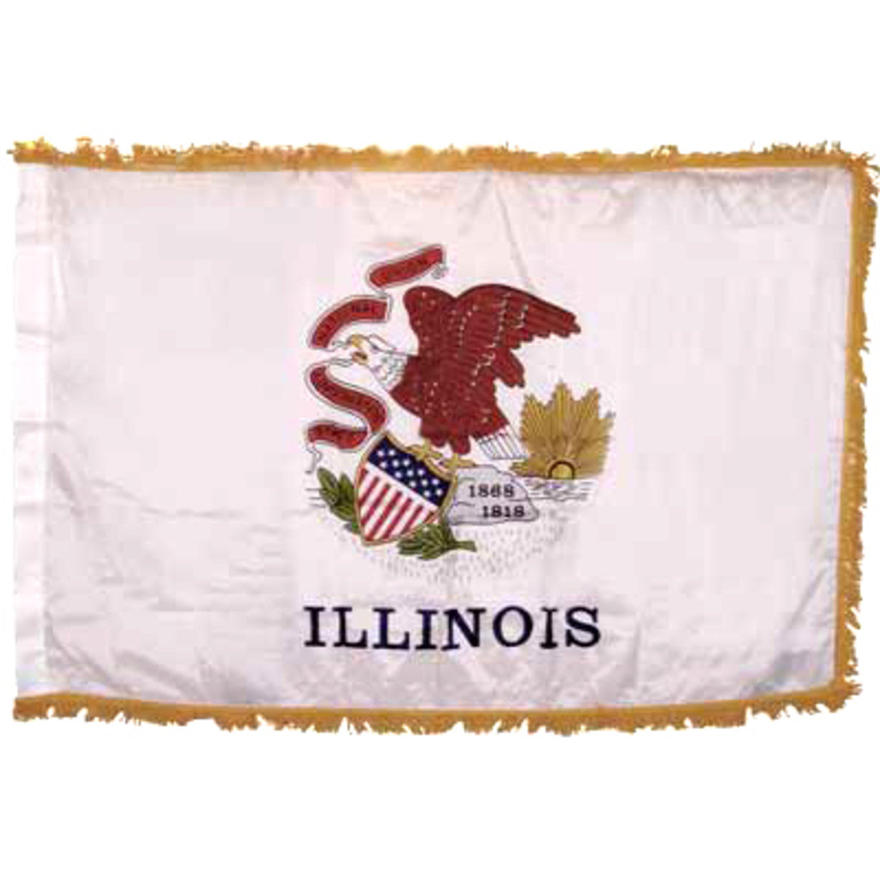 Illinois Flag 4ft x 6ft Nylon Indoor