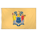 New Jersey flag 3 x 5 feet Super Knit polyester