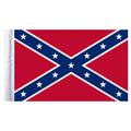 Confederate Motorcycle Flag - 6" x 9"
