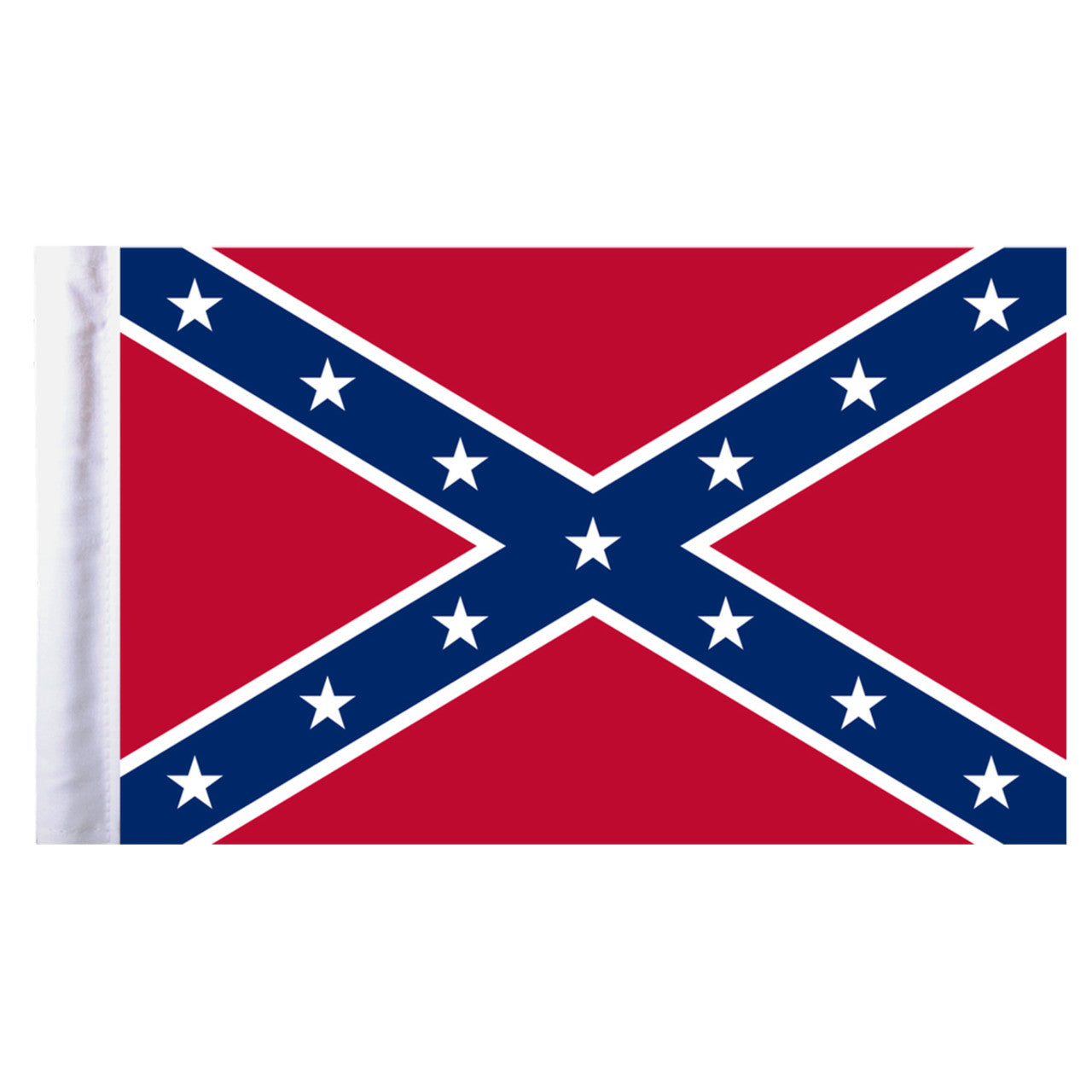 Confederate Motorcycle Flag - 6" x 9"