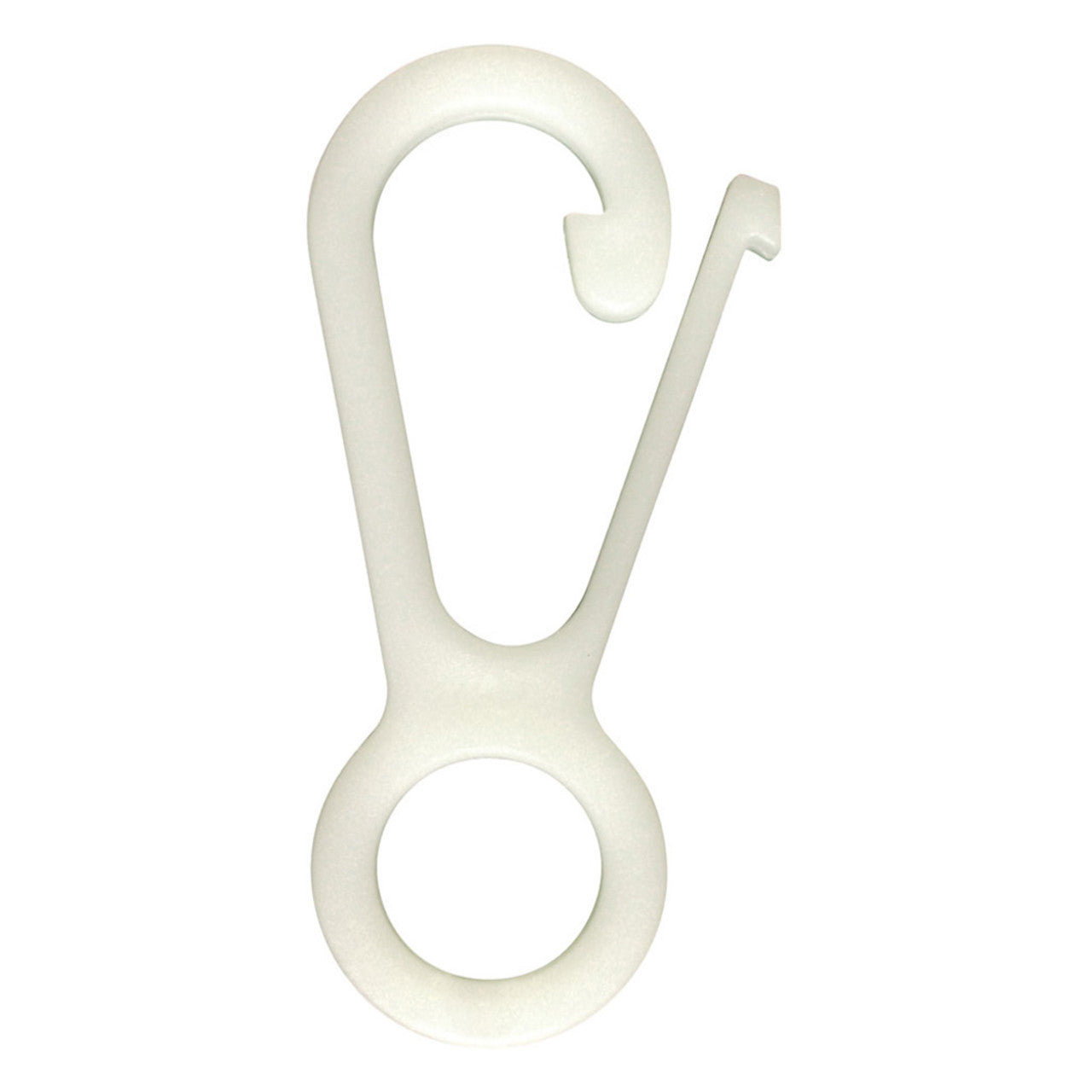 White Nylon Flag Clip