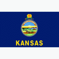 Kansas 8ft x 12ft Nylon Flag