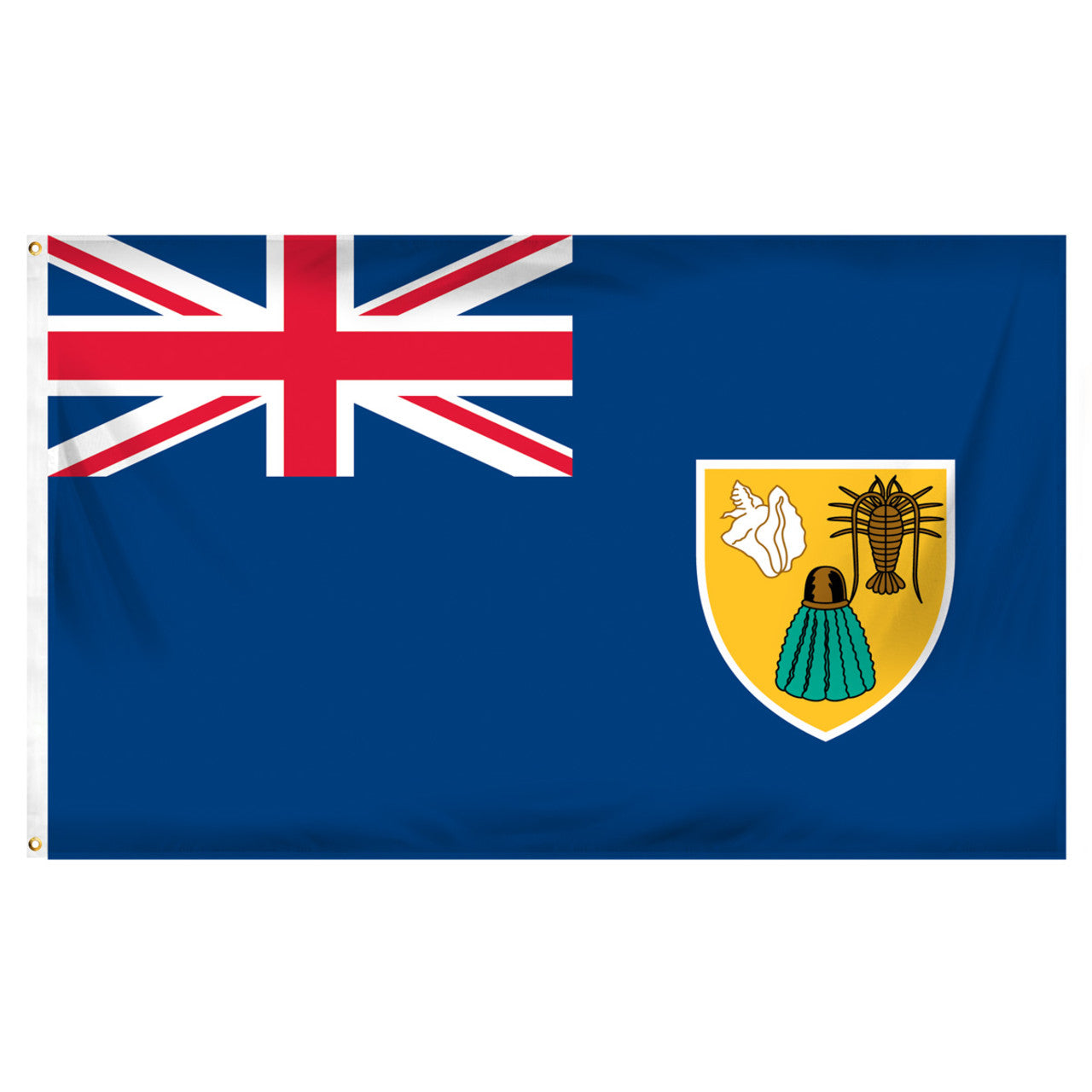 Turks & Caicos Flag 3ft x 5ft Printed Polyester