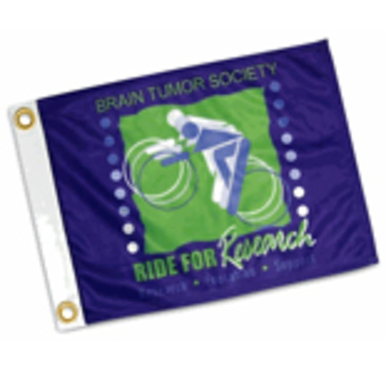 Custom Flag - 2x3ft Super Knit Polyester. 3-Color. Double Sided