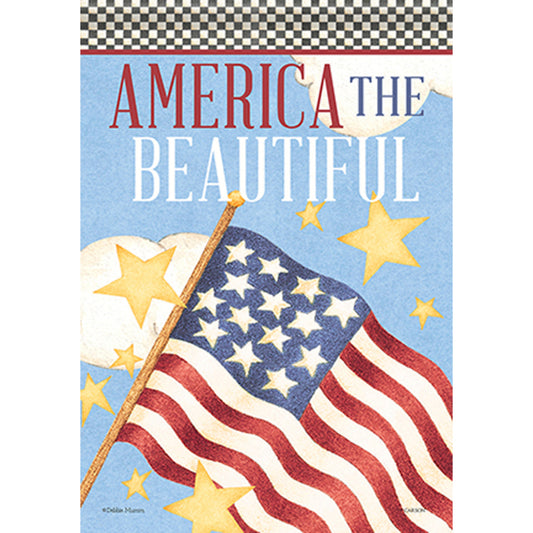 Carson Patriotic Garden Flag - America - 12.5in x 18in