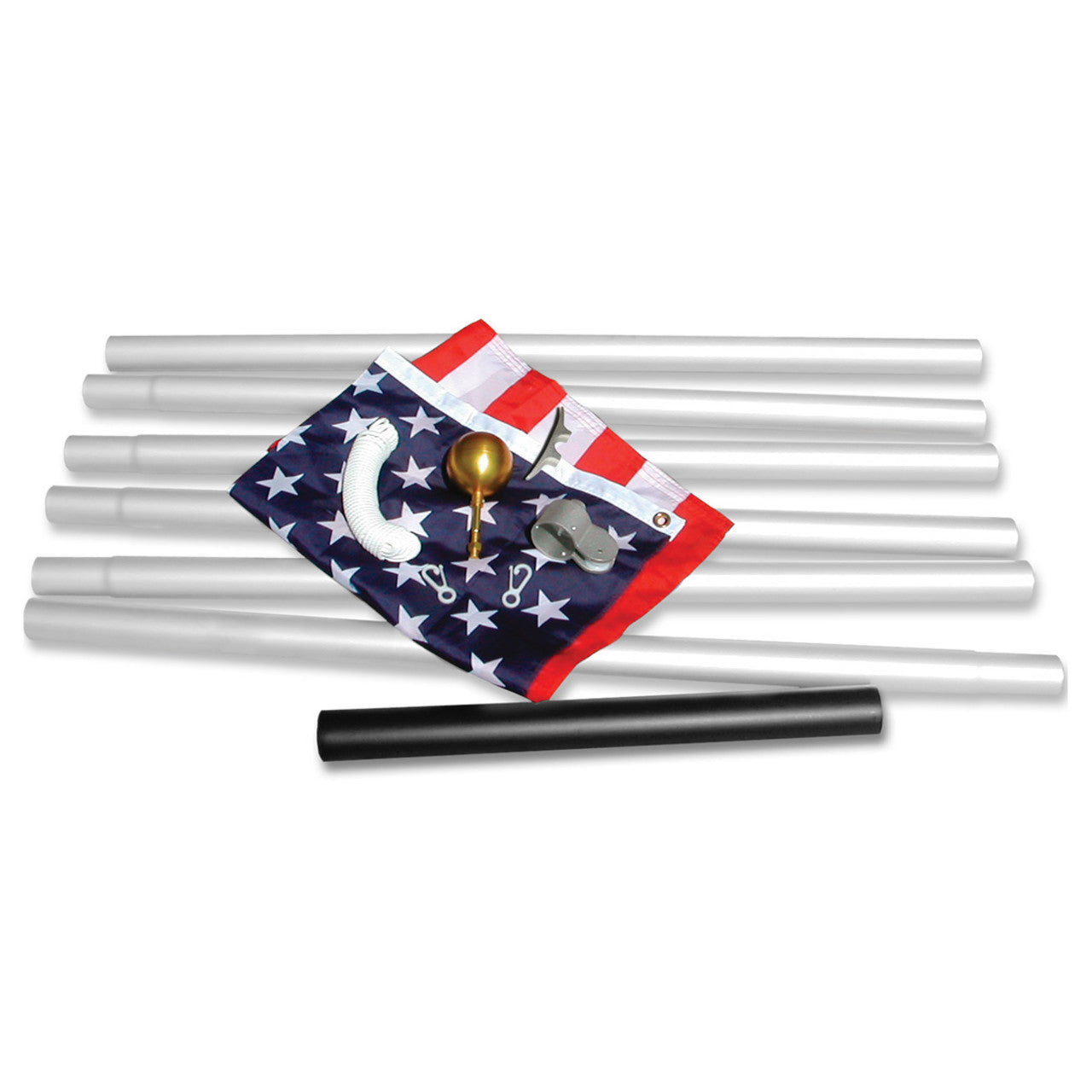 Super Tough 25ft Outdoor Flagpole Kit
