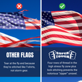 Super Tough 25ft x 40ft Nylon American Flag
