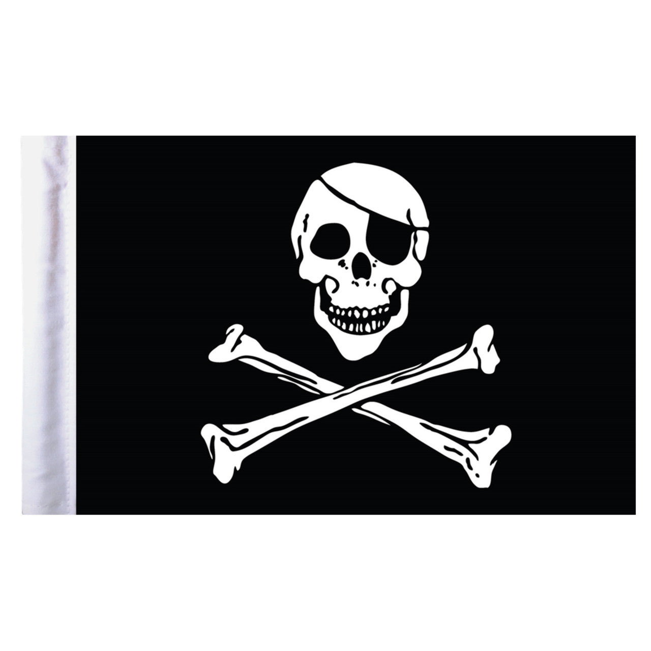 Pirate Motorcycle Flag - 6" x 9"