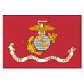 US Marine Corps Flag 4ft x 6ft Heavy Duty Spun Polyester