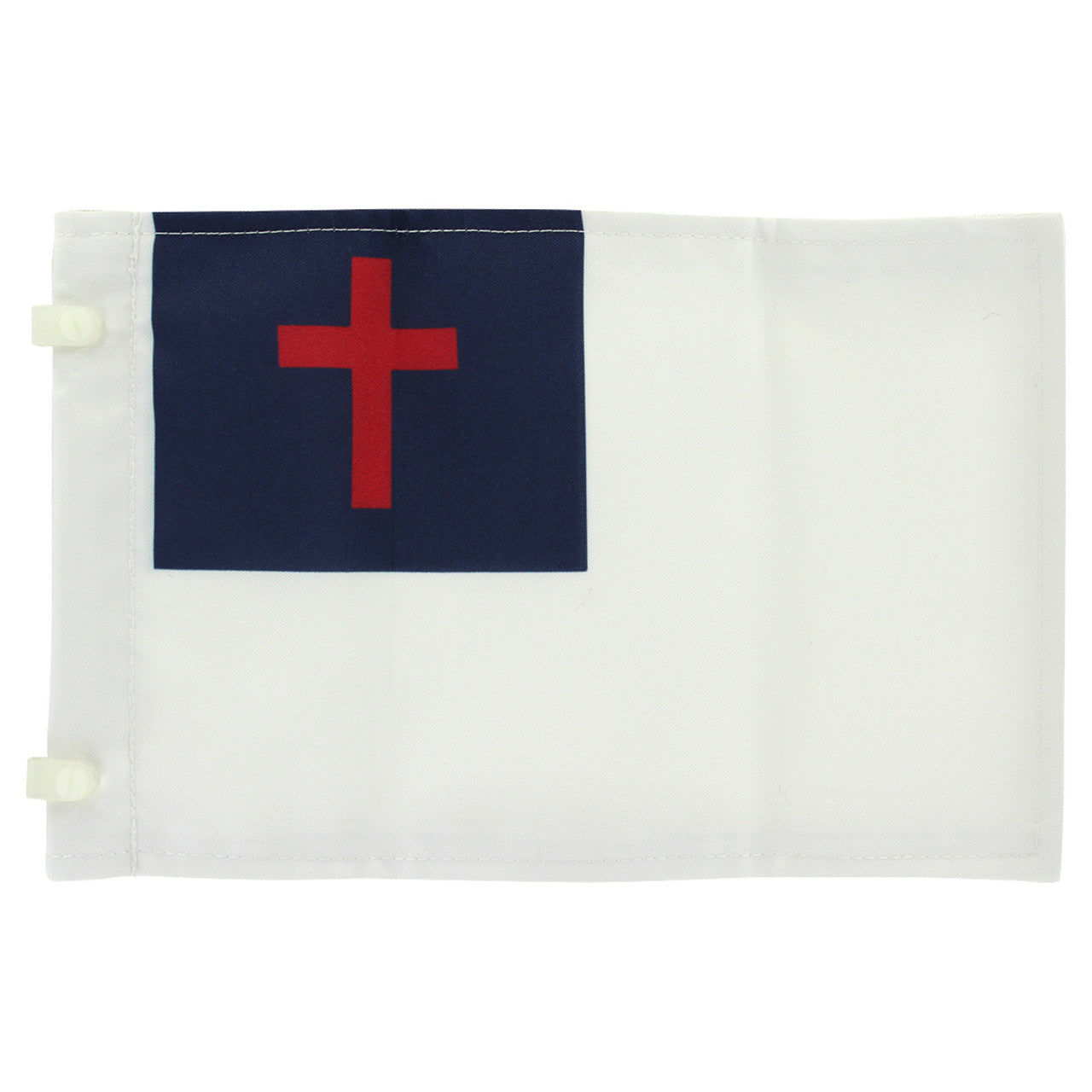 Antenna white Christian flag