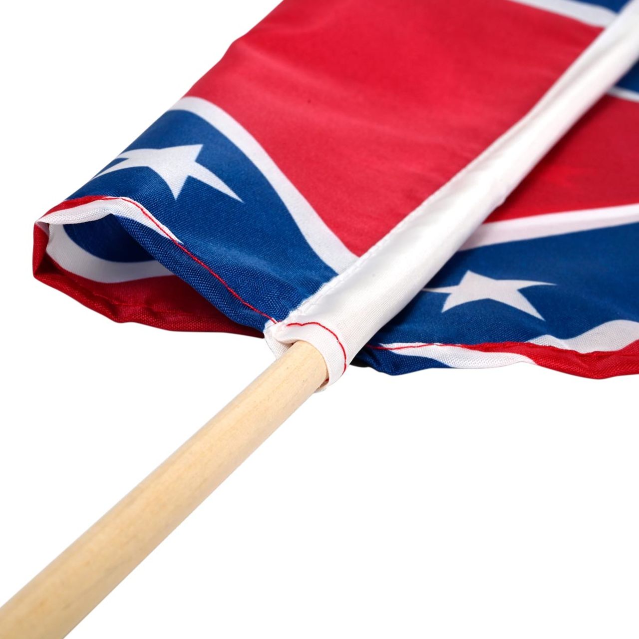 Confederate Stick Flag 12 x 18 inch  - Rebel Flag