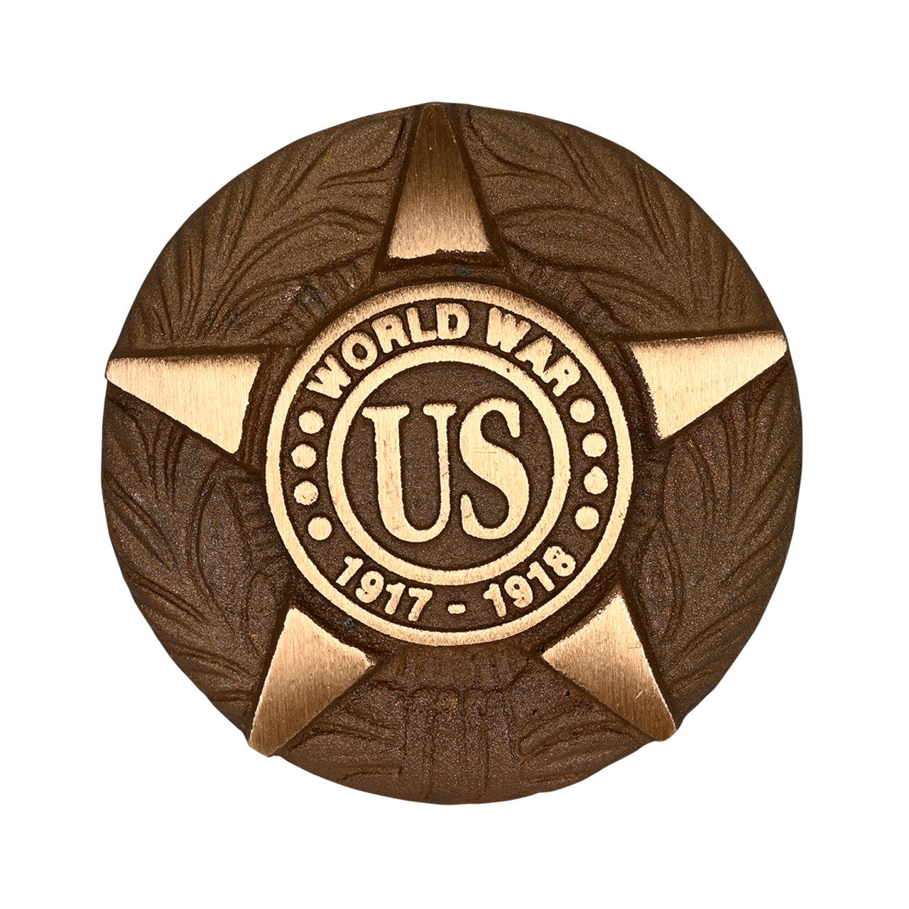 WWI Veteran Grave Marker - in Cast Bronze