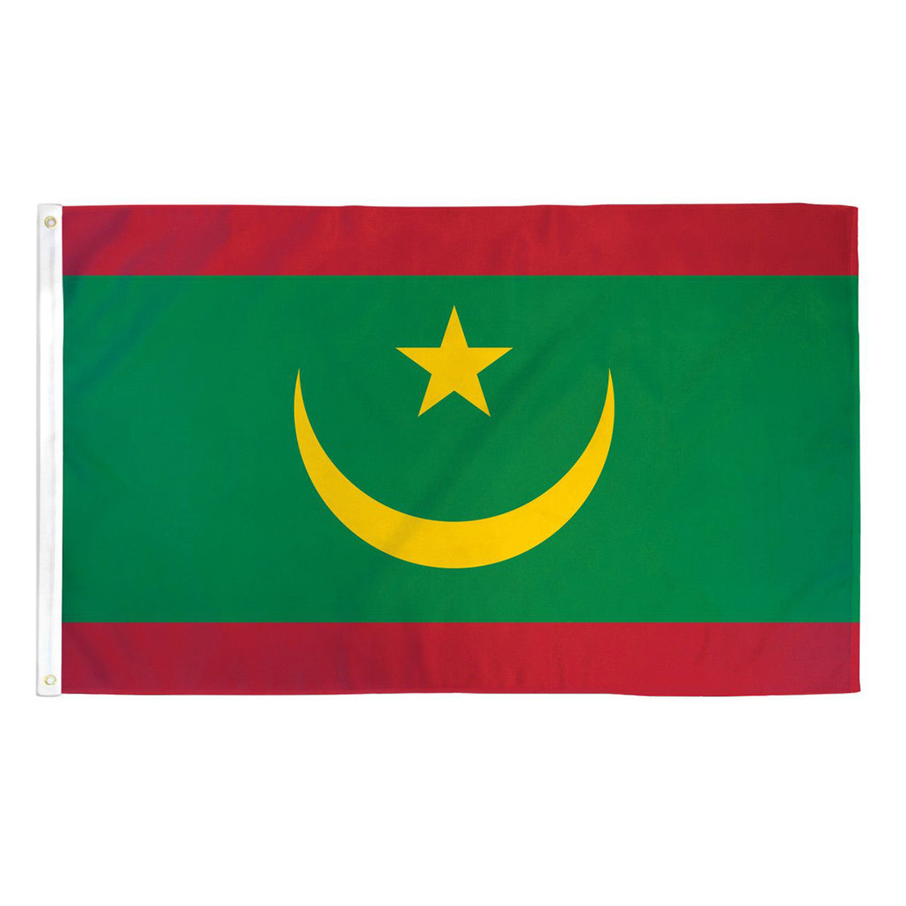 Mauritania Flag 3ft x 5ft Printed Polyester