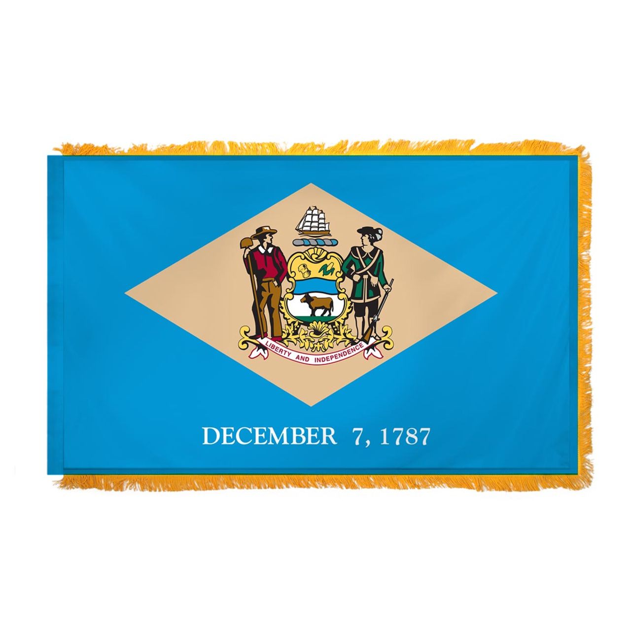 Super Tough Delaware Indoor Flag 3' x 5'  Nylon