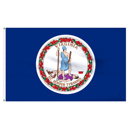 Virginia Flag 3x5ft Nylon