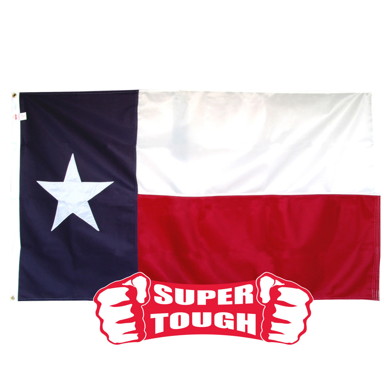 Texas Flag 4ft x 6ft Super Tough Sewn Polyester