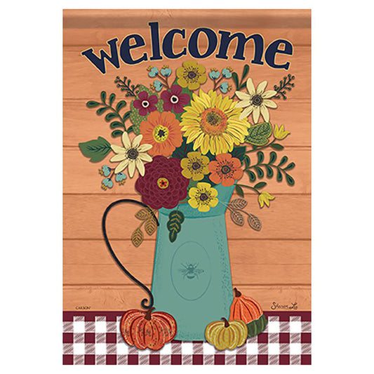 Carson Fall Garden Flag - Autumn Still Life - 12.5in x 18in
