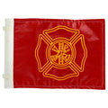 Red Antenna Fire Department flag