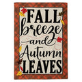 Carson Fall Applique Garden Flag - Fall Breeze - 12.5in x 18in