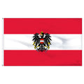 Austria 4' x 6' Nylon Flag With Eagle