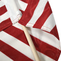 Double Sided American Stick Flag - Durable Knit Polyester - 12" x 18"