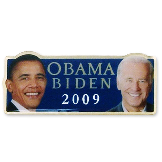Obama and Biden 2009 lapel pin
