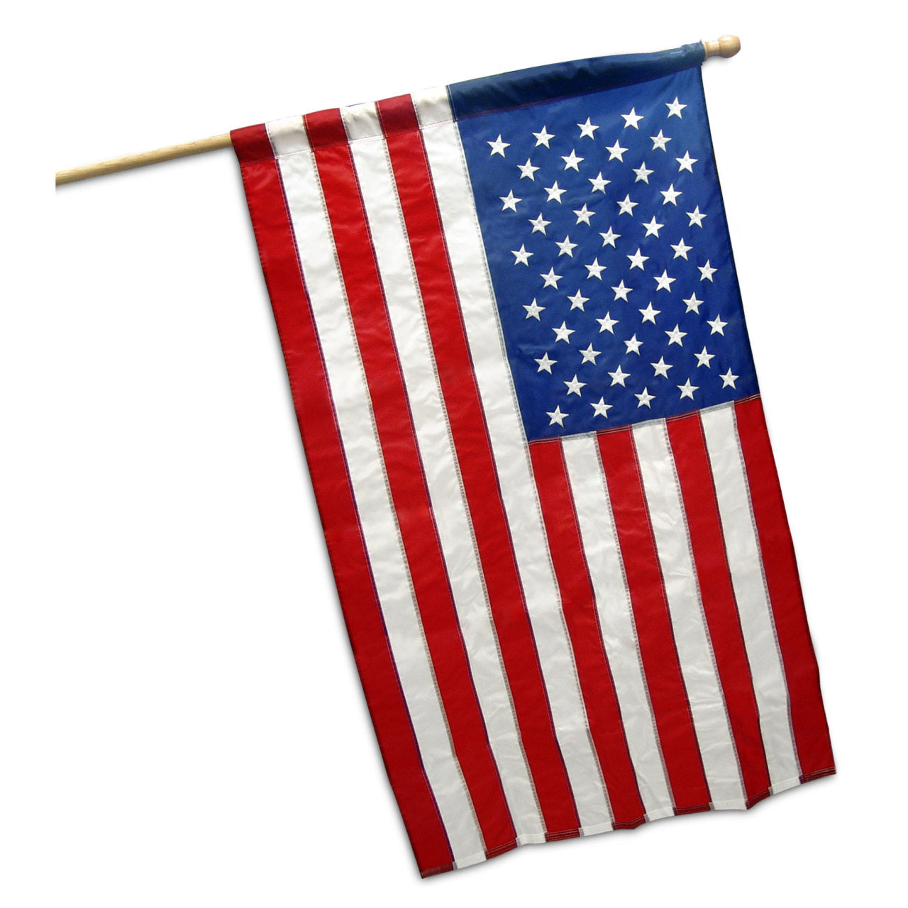 Valley Forge Perma-Nyl 2.5ft x 4ft Nylon Sleeved American Flag
