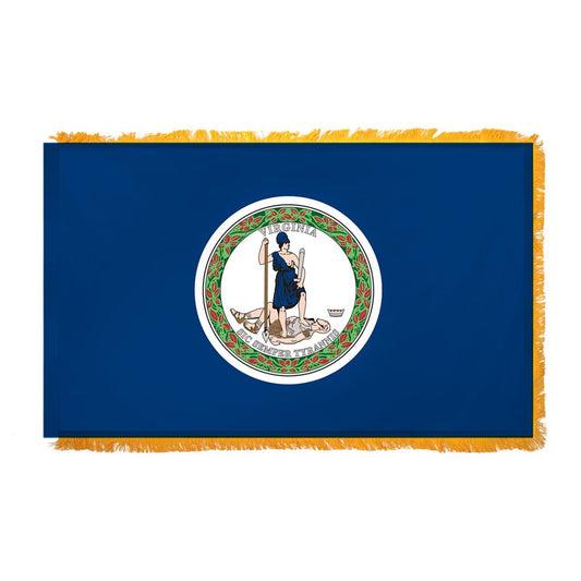 Super Tough Virginia Indoor Flag 3' x 5' Nylon