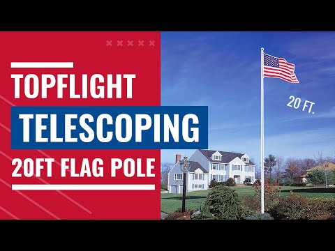 TopFlight Telescoping 20ft Flag Pole