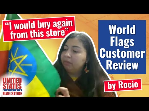 Ethiopia flag 12 x 18 inch