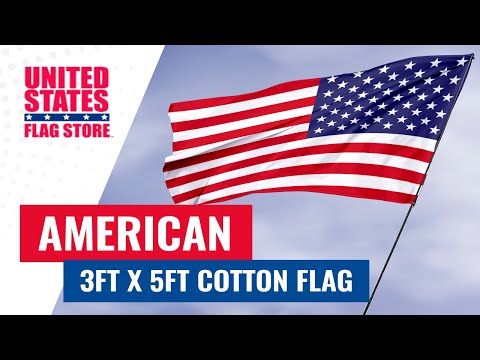 American Flag 3ft x 5ft Sewn Cotton - Online Stores, PA LLC Brand