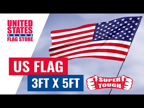 Super Tough 6ft x 10ft Spun Polyester American Flag