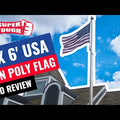 Super Tough 4ft x 6ft Super Knitted Polyester American Flag