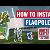 Flagpole installation video