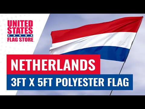 Netherlands 3ft x 5ft Printed Polyester Flag