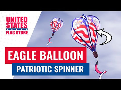 Eagle Balloon Patriotic Spinner - 20in x 8ft