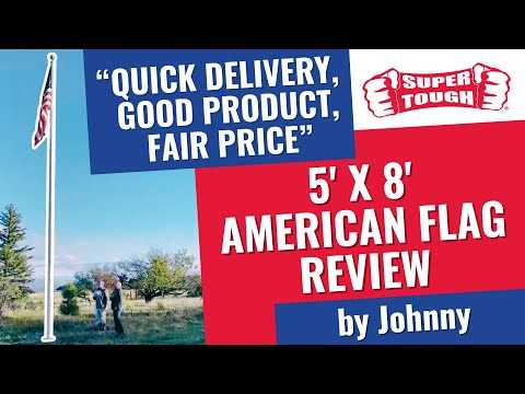 Super Tough 5ft x 8ft Super Knitted Polyester American Flag