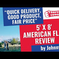 Super Tough 5ft x 8ft Super Knitted Polyester American Flag