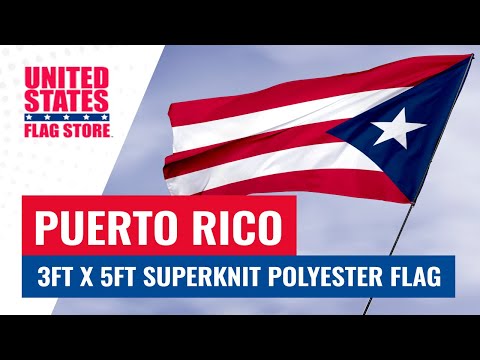 Puerto Rico 3ft x 5ft Super Knit Polyester Flag